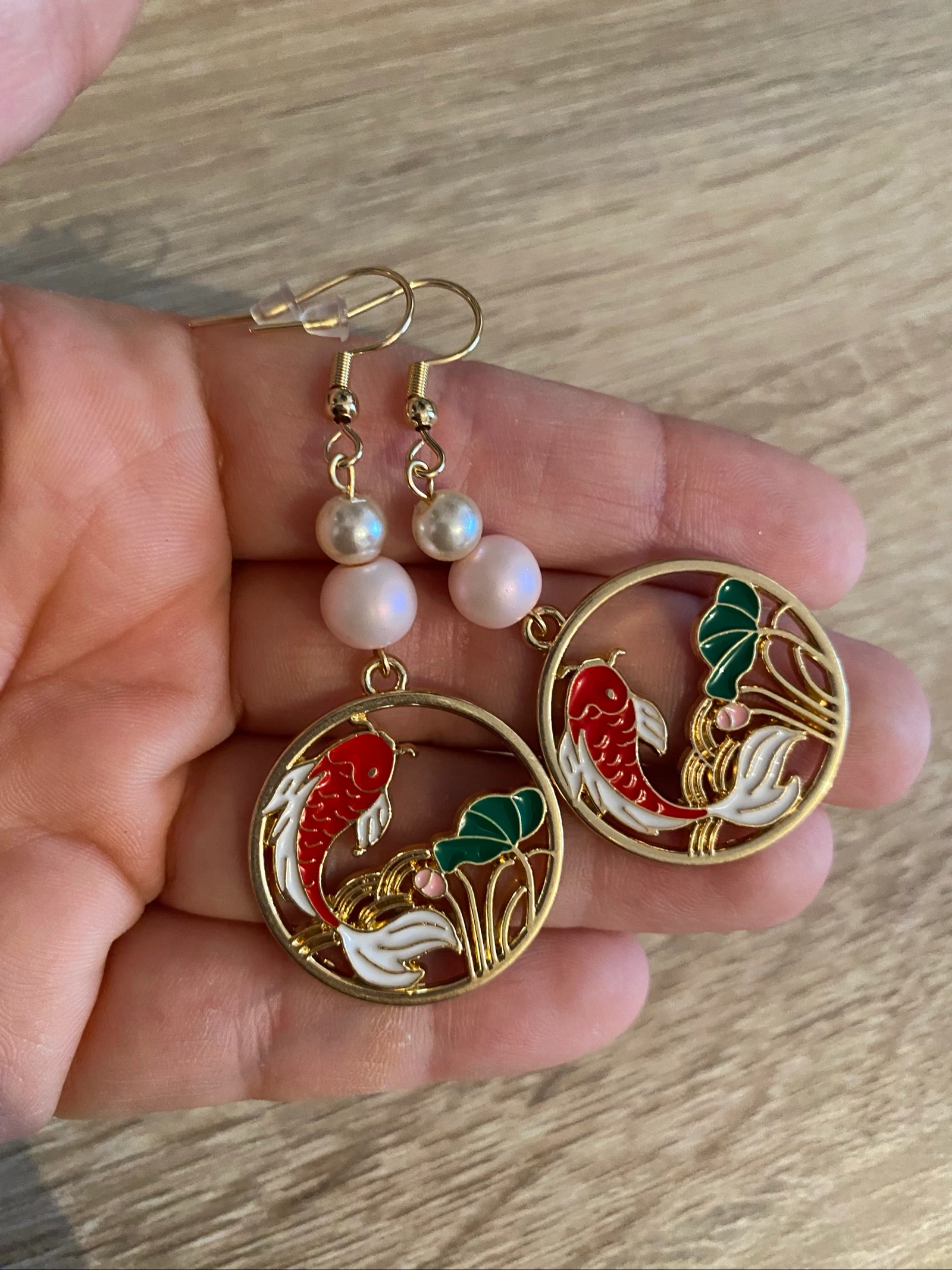 Koi Carp Earrings – photo 4